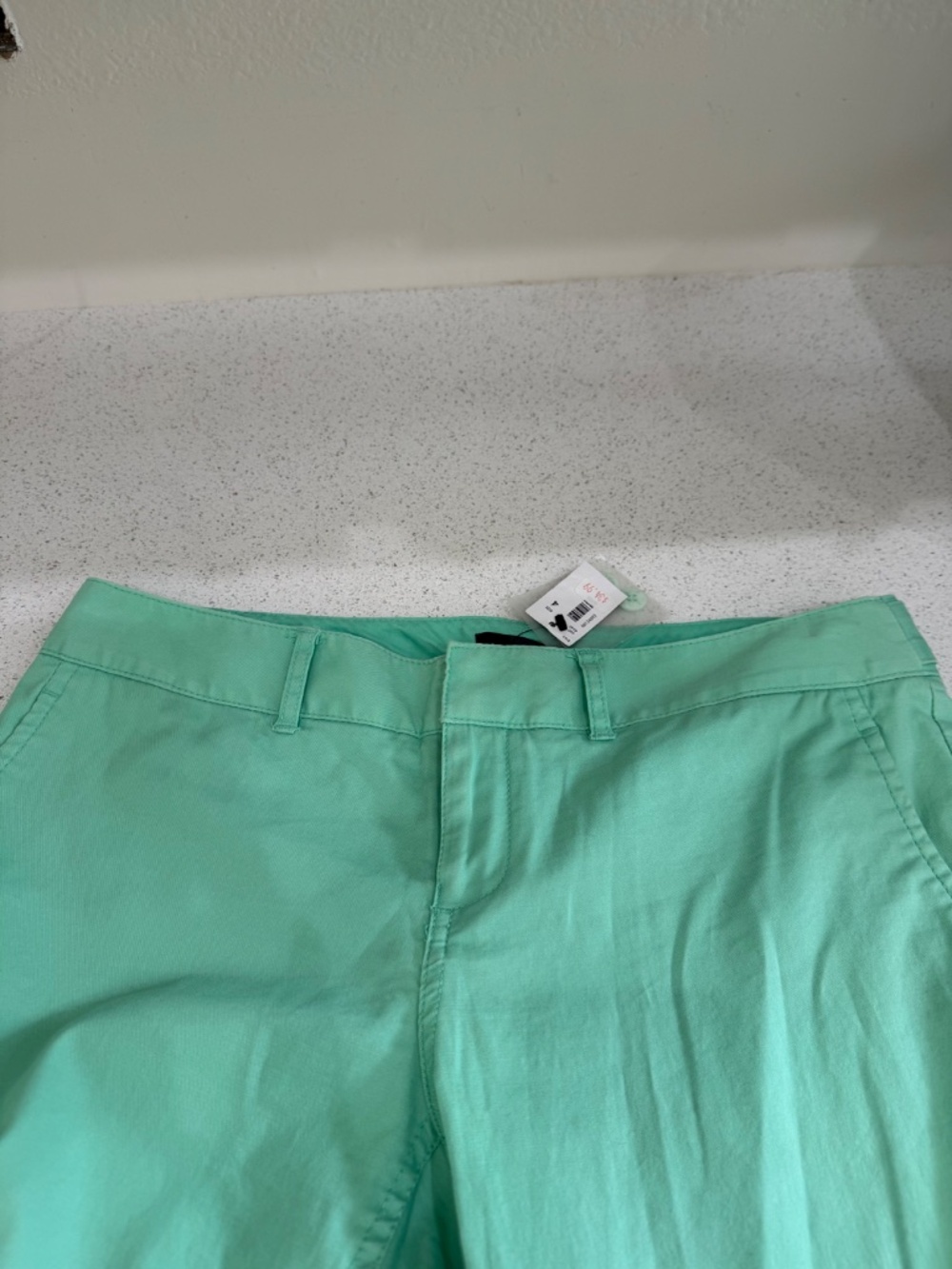 The Limited, bright, light green ankle chino pant, size 4 - Picture 3 of 4